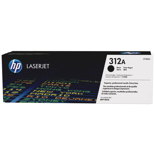 Cartouche HP 312A - Toner de marque HP CF380A noir