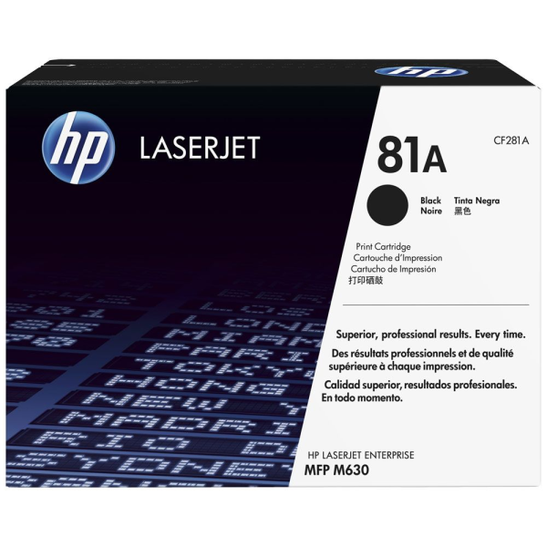 Cartouche Hp 81A - noir - originale - LaserJet - cartouche de toner Original