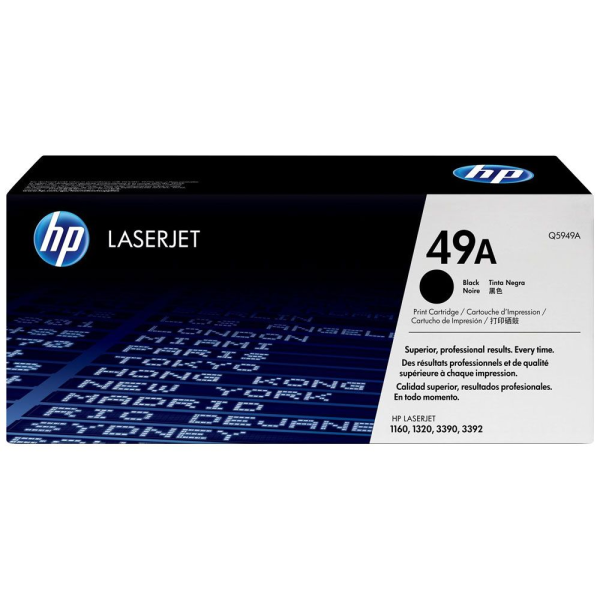 Toner de marque HP 49A noir