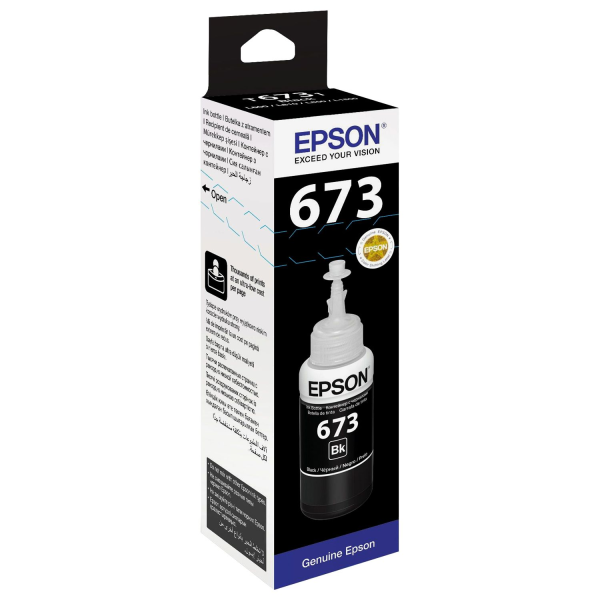 Epson 673 noir - Bouteille D'ENCRE