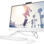 Ordinateur tout-en-un HP- 27 pouces, Intel Core i7-1255U, 8 Go de RAM SSD512 , carte graphique Intel Iris Xe – Win 11 Pro)Écran tactile – Image 5