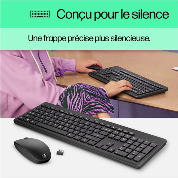 Ensemble clavier et souris sans fil HP 230